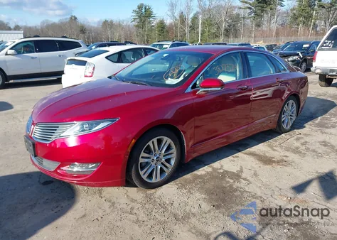 2014 Lincoln Mkz Hybrid из США, поврежденный, VIN 3LN6L2LU7ER831641